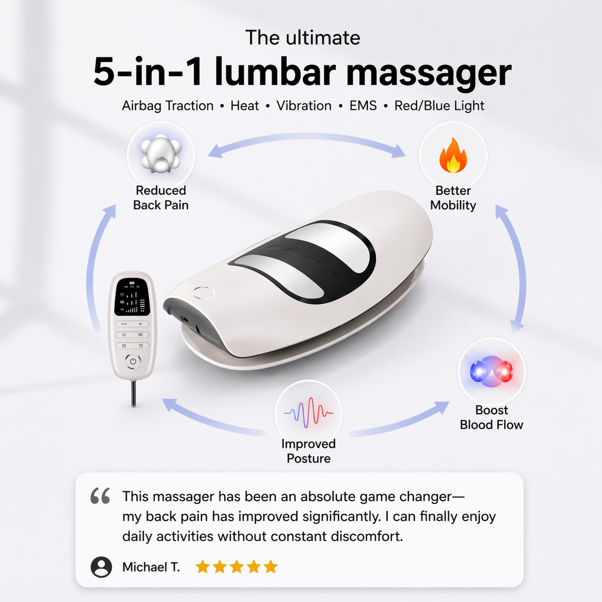 Manhattan Ice - Clinical Grade Lumbar Massager