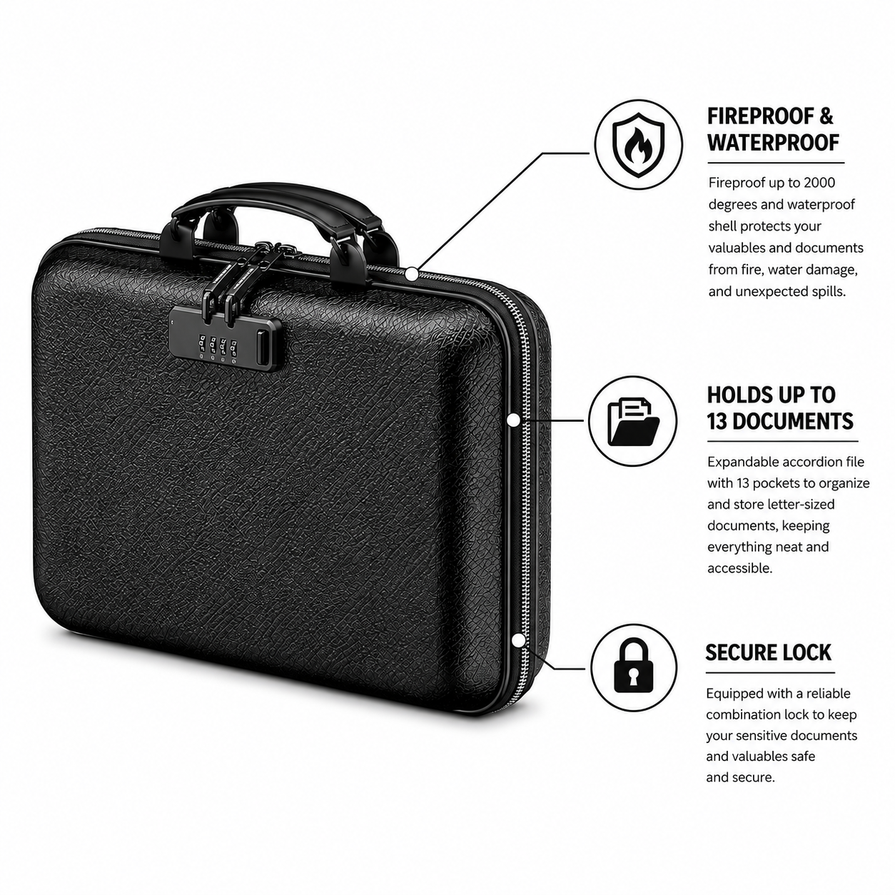 Manhattan Ice Precious Document Holder