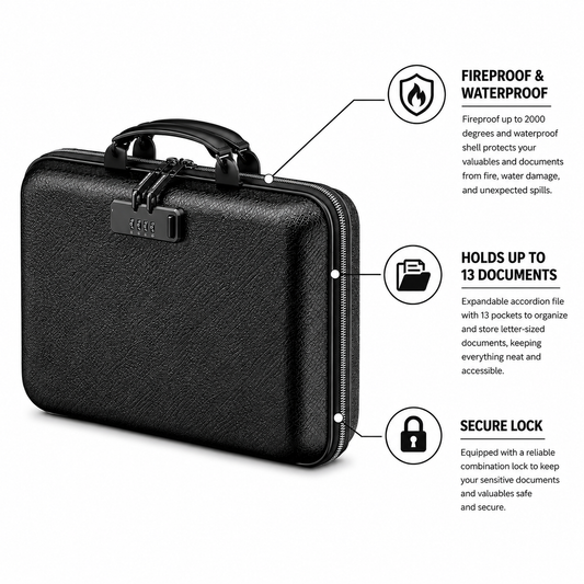 Manhattan Ice Precious Document Holder