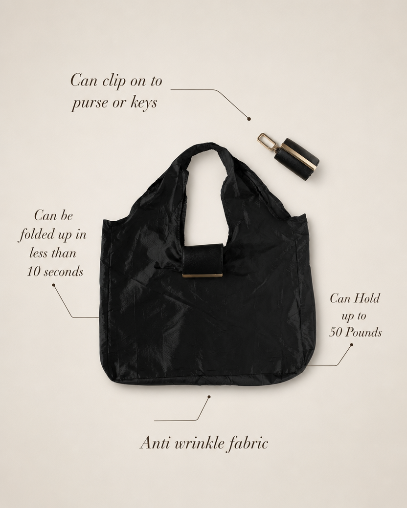 Manhattan Ice™️ Foldable Tote Bag