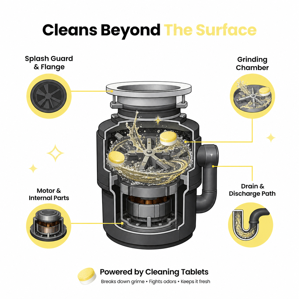 Manhattan Ice Garbage Disposal Cleaning tablets
