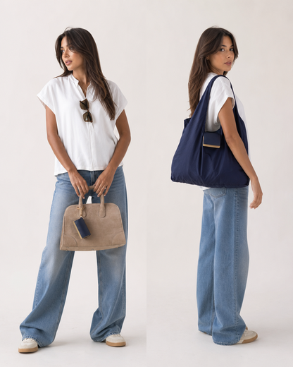 Manhattan Ice™️ Foldable Tote Bag