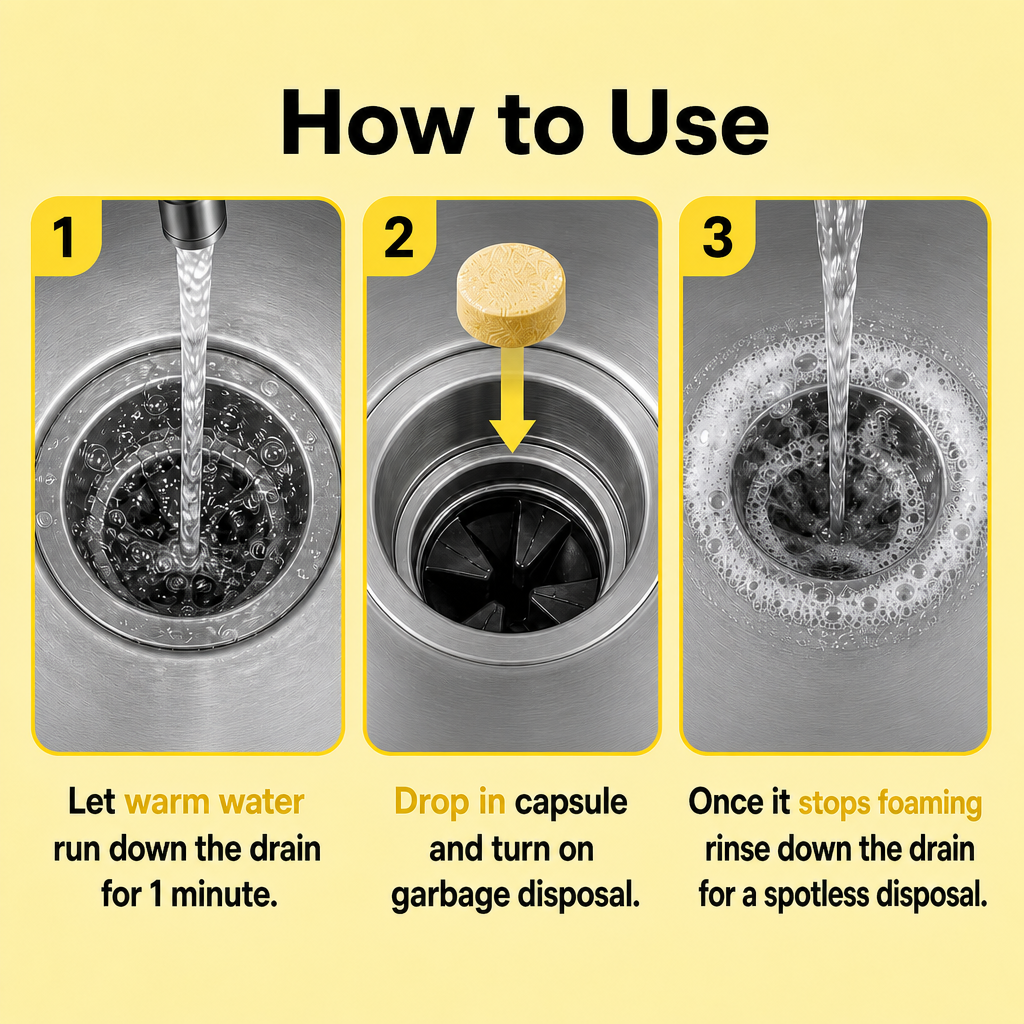 Manhattan Ice Garbage Disposal Cleaning tablets