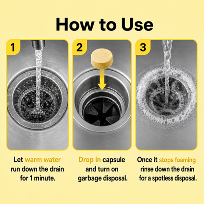 Manhattan Ice Garbage Disposal Cleaning tablets
