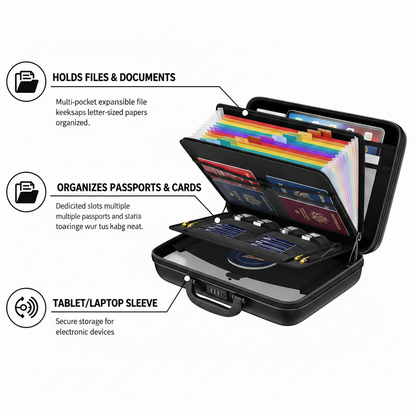 Manhattan Ice Precious Document Holder