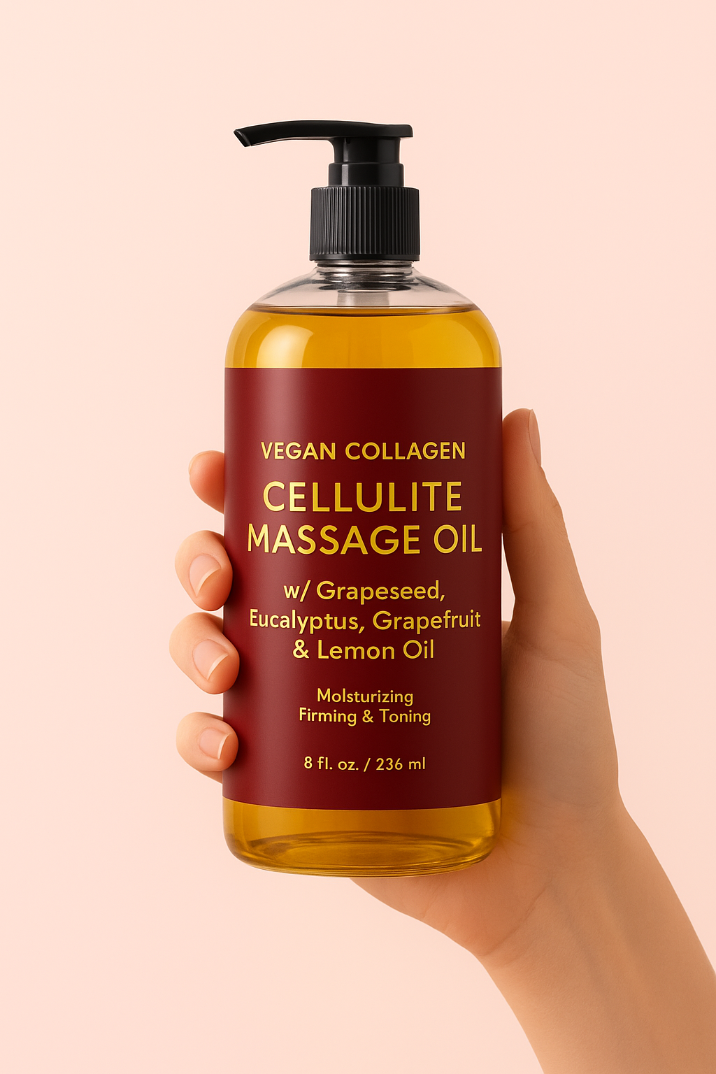 Vegan Cellulite massage oil